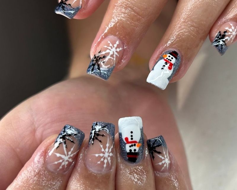 Professional acrylic nail extensions at Dream Spa