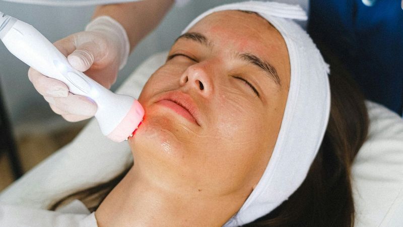 Professional facial treatment at Dream Spa