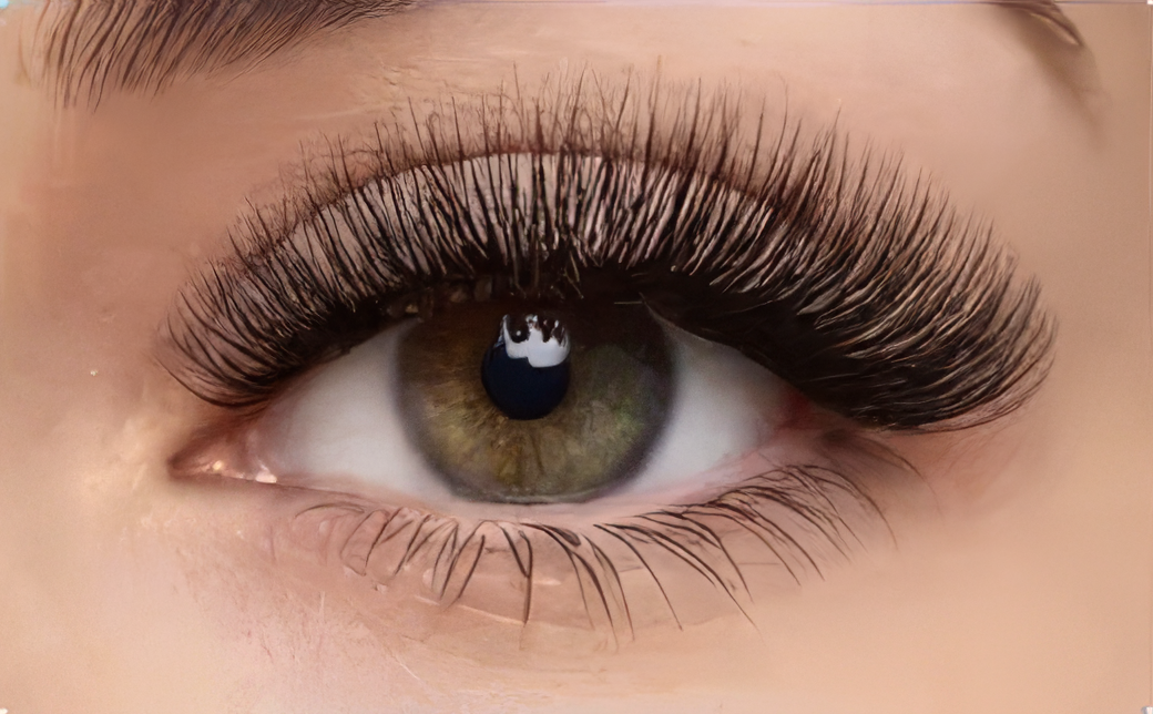 Russian volume eyelash extensions at Dream Spa Austin